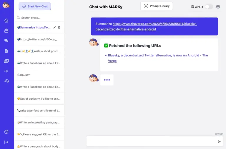 Easy Peasy AI content platform