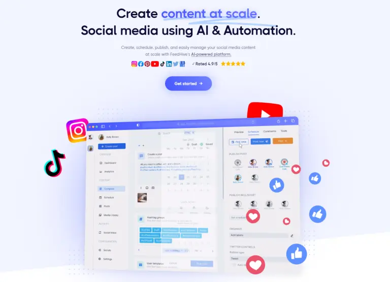 FeedHive AI social media content