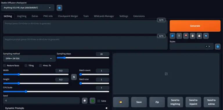Stable Diffusion Automatic1111 - webui
