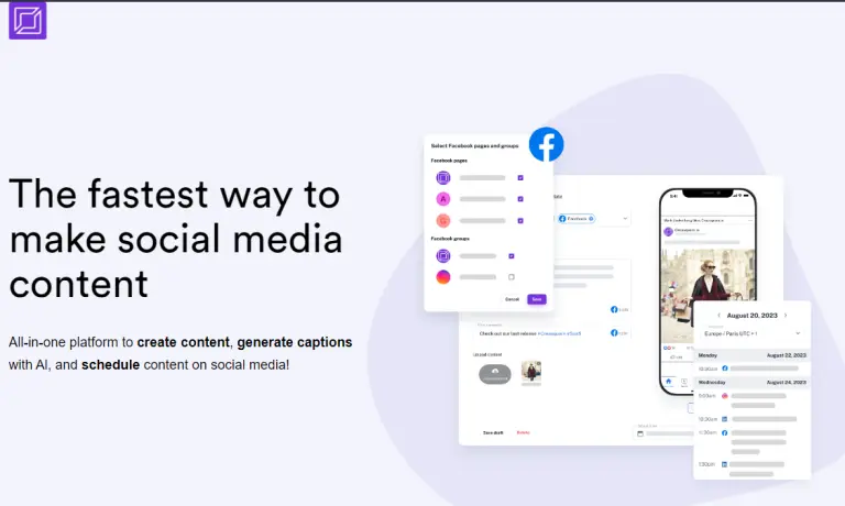 Creasquare Social Media content creation and management