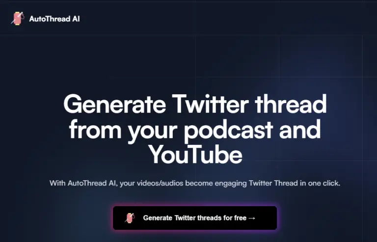 AutoThread AI - cpnvert youtube and podcast to X Thread
