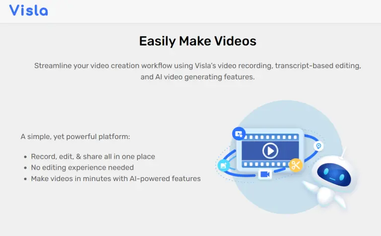 Visla AI VIdeo Creation