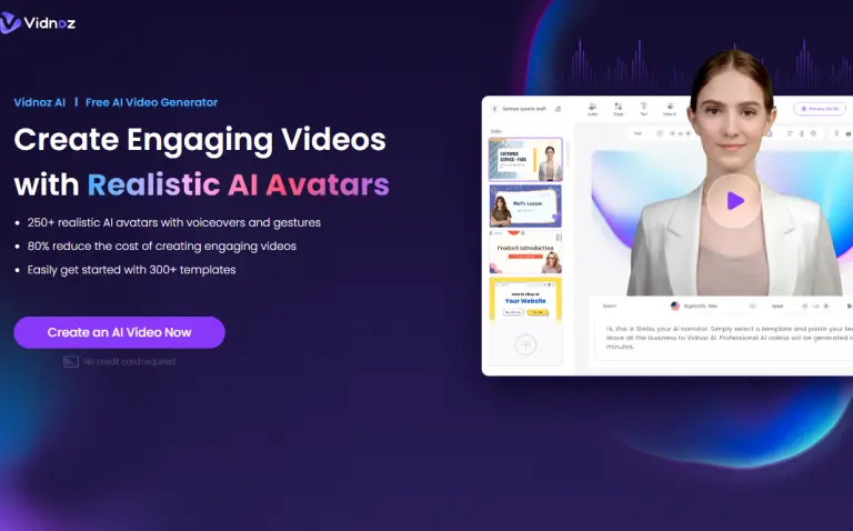Vidnoz AI video generator
