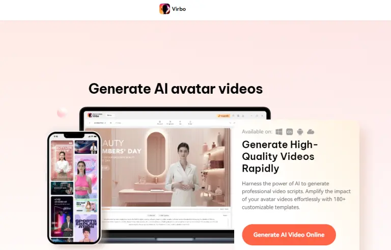 Virbo AI avatar videos and shorts
